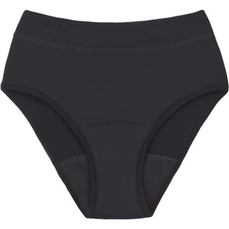 Snuggs Hugger: Extra Heavy Flow Black Period Underwear - Size L