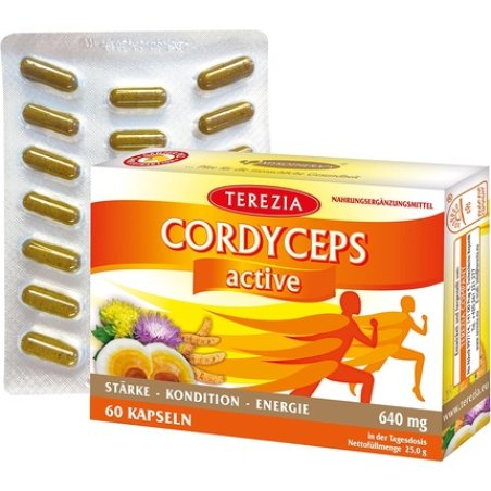 Terezia Cordyceps Sinensis For The Active Man / 640 Mg - 100% Mushroom Free