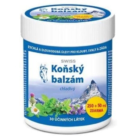 SWISS Cooling Horse Balm 300ml for Joint, Muscle, and Back Pain