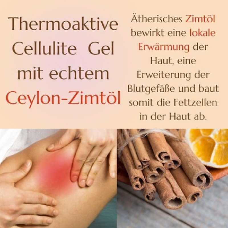 Green Idea Thermoactive Cellulite Cream Gel XXL with Cinnamon