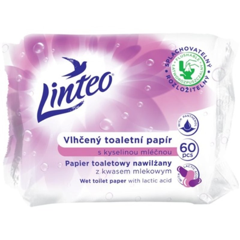 Linteo S 60 NN Wet Wipes with Kysmliečnou