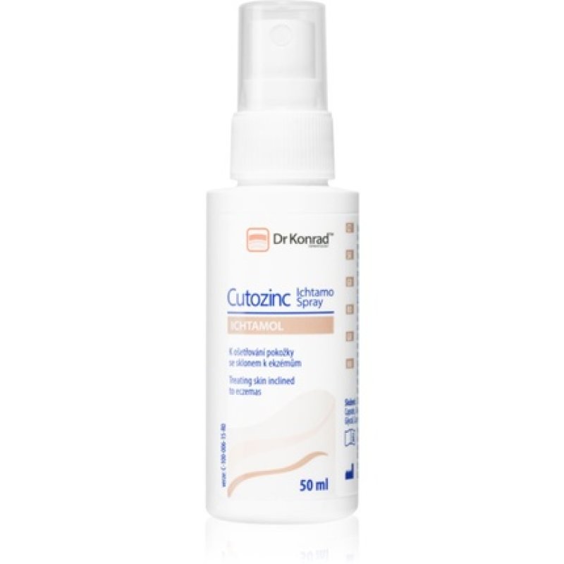 Dr. Konrad Cutozinc Ichtamo Spray 50 ml for Eczema Treatment
