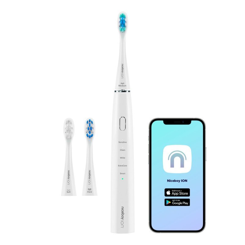 Niceboy ION Smart Sonic electric toothbrush White