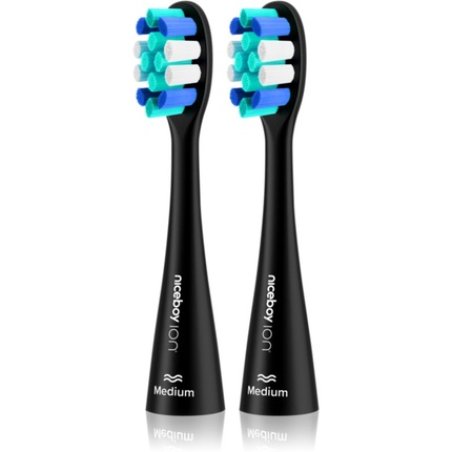 Niceboy ION Sonic Lite replacement head - Medium Black, 2 pcs