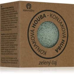 Renovality Konjac Mushroom Green Tea Cleansing Sponge 7x4 cm