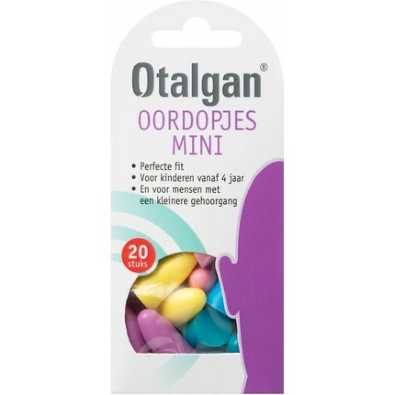 Otalgan Earplugs Mini - Protective Earplugs - 20 Pairs