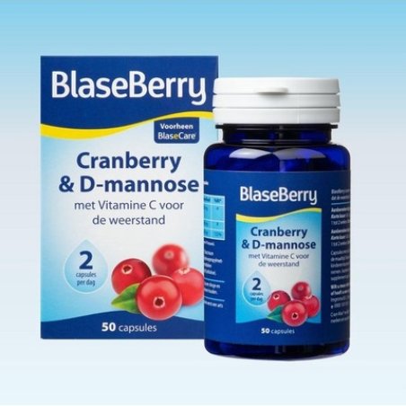 Blasecare Cranberry Extract & Vitamin C - Supplement - 50 Tablets
