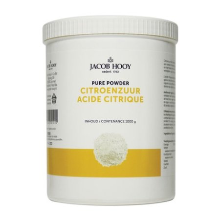 Jacob Hooy Citric Acid Crystal Pot - Ideal For Baking And Preserving