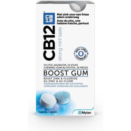Cb12 Oral Care Boost Chewing Gum Strong Mint