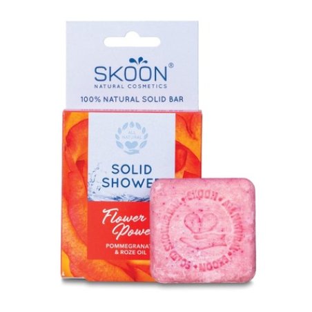 Skoon Solid Shower Gel Flower Power - A Refreshing Shower Experience