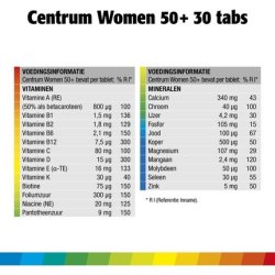 Centrum Women 50 Multivitamin Tablets, 30 Pieces