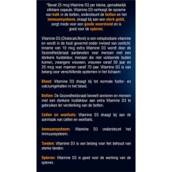 Lucovitaal Vitamin D3 25 Micrograms Dietary Supplement - 365 Capsules