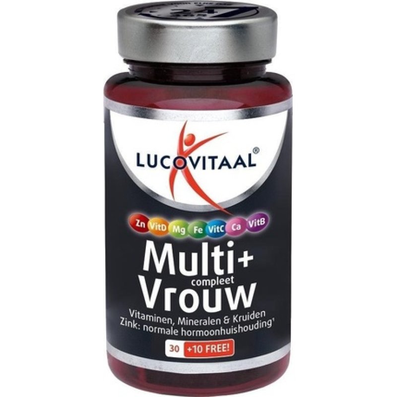 Lucovitaal Multivitamin Supplements - Complete Woman - 40 Tablets