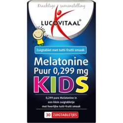 Lucovitaal Melatonin Pure Kids 0.299 Milligram Dietary Supplement - 30 Tablets