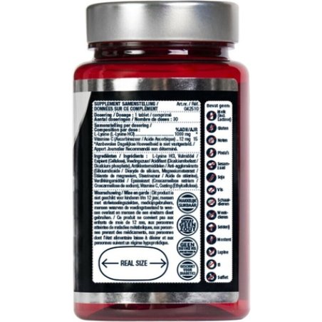 Lucovitaal L-Lysine One A Day 1000 Milligram Dietary Supplement - 30 Tablets