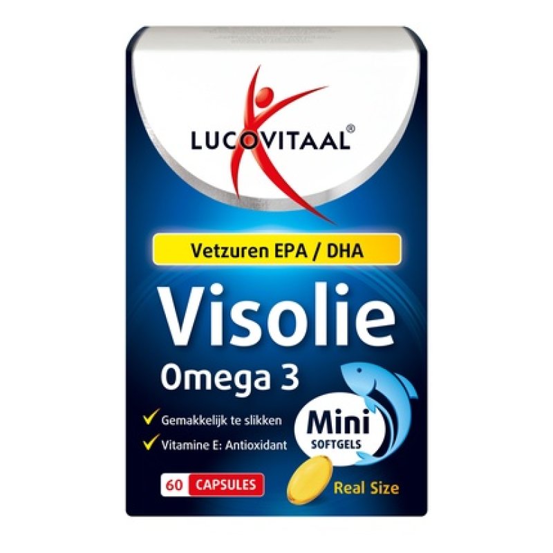 Lucovitaal Fish Oil Omega 3 Mini Softgels - Dietary Supplement