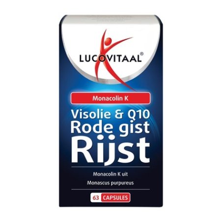 Lucovitaal Red Yeast Rice Fish Oil Coenzyme Q10 Dietary Supplement