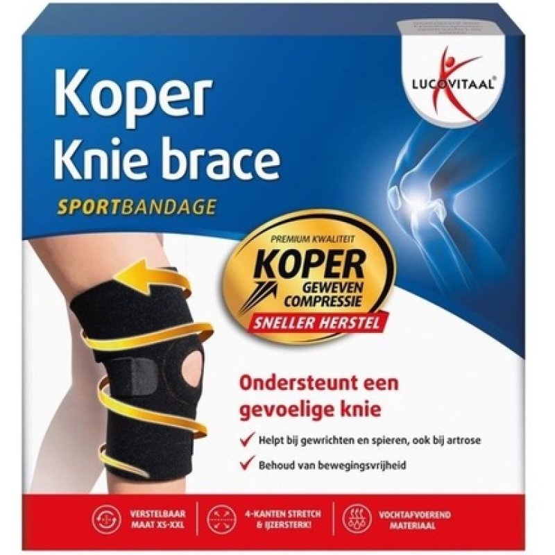 Lucovitaal Brace Knee Copper