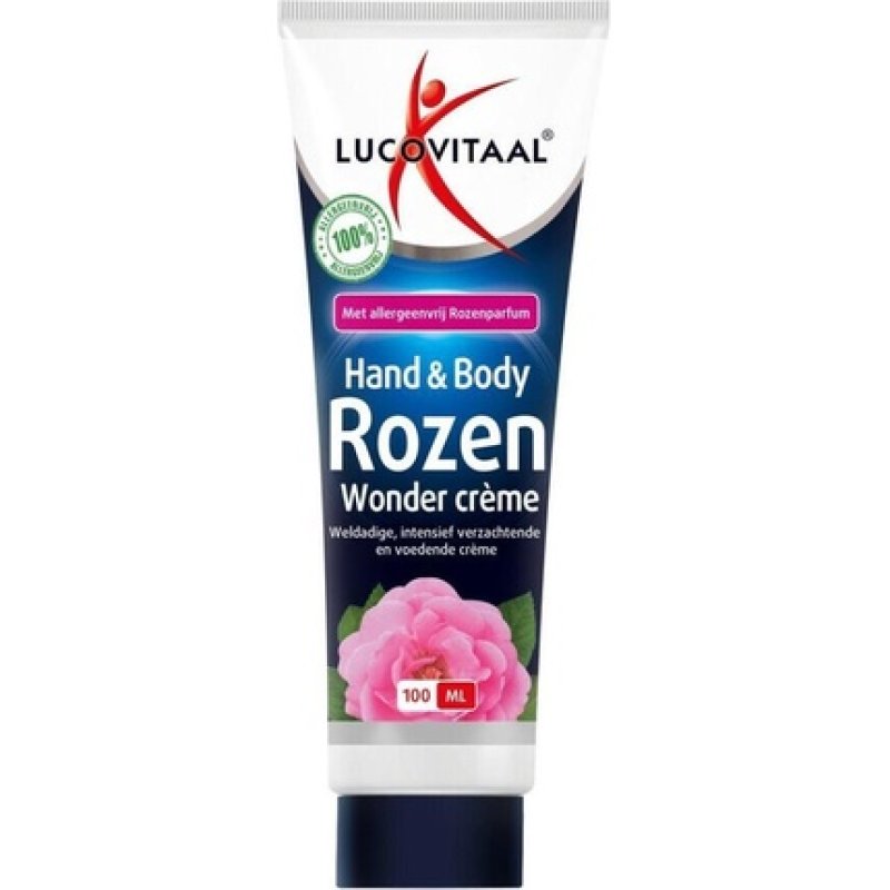 Lucovitaal Hand & Body Cream Roses Wonder Tube 100 Ml