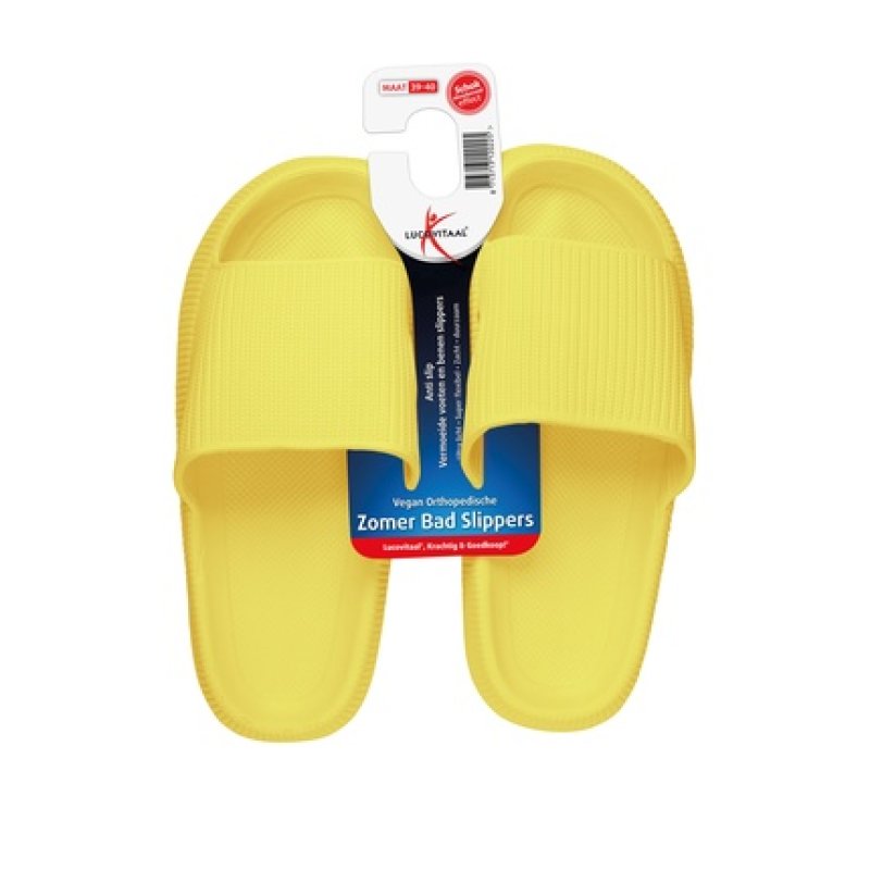Lucovitaal Orthopedic Bath Slipper Size 39-40 Yellow