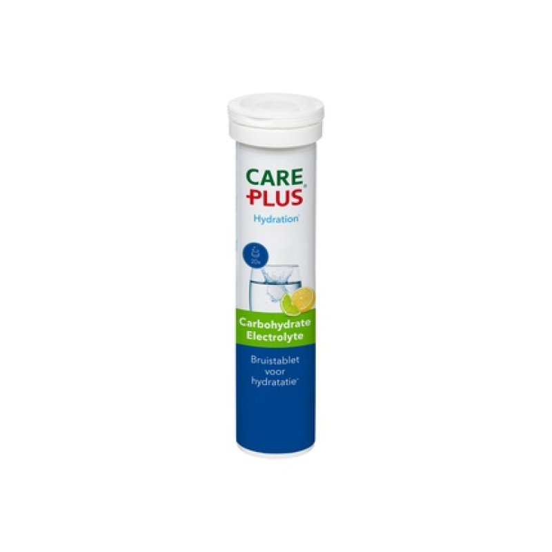 Care Plus Carbohydrate Electrolyte Effervescent Tablet Lemon - Hydration And Energy Support