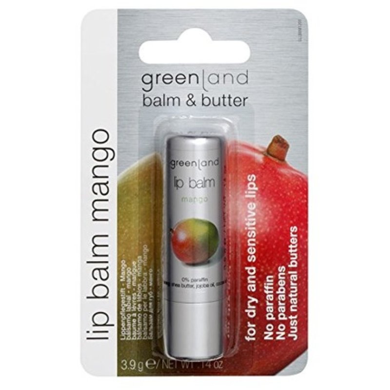 Greenland Mango Lip Care - Nourishing Lip Balm without Mineral Oil and Paraffin