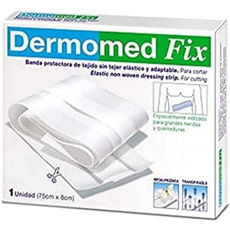 Dermomed Fix Adhesive Bandages 8cm x 75cm