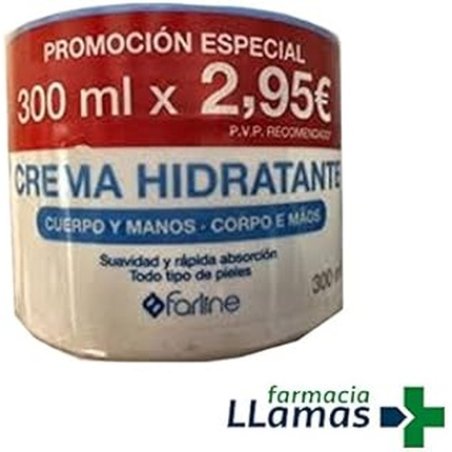 Farline Moisturizing Cream For Body And Hands 300ml