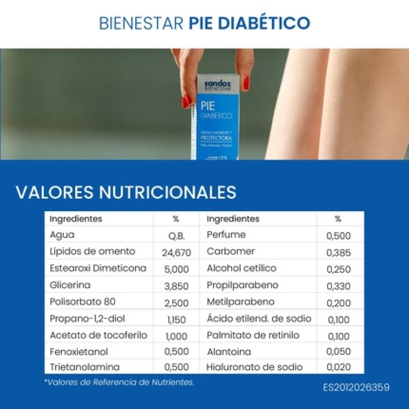 Sandoz Bienestar Diabetic Foot 100ml