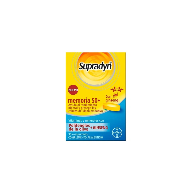 Supradyn Memory 50 30 Tablets