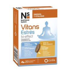 Ns Ns Vitans Stress Bi-Effect 20 Tablets - Dietary Supplement For Stress Relief