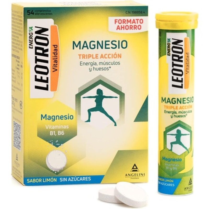 Leotron Magnesium Triple Action for Energy, Muscles, and Bones