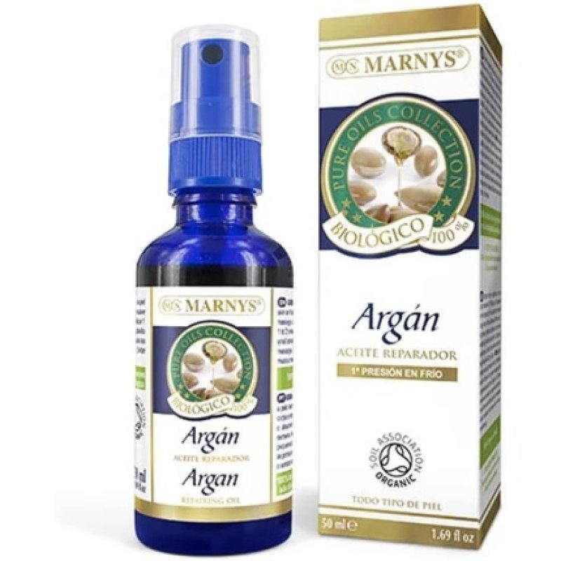 Marnys Argan 100% Pure Oils Collection Organic Repair Oil 50ml