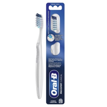 Oral B Oral-B Cross Action Pro-Clean Clinical Manual Toothbrush Plaque Removal & Cavity Protection