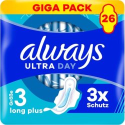 Always Ultra Sanitary Pads Long Plus Size 26 Pieces