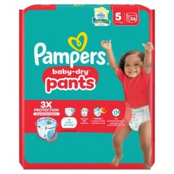 Pampers Baby Dry Pants Size 5 - 24 Pieces