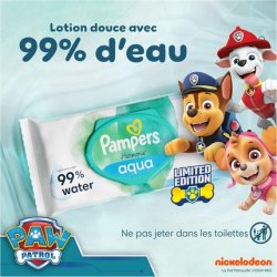 Pampers Harmonie Aqua Baby Wipes - 48 Wipes