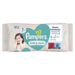 Pampers Soft & Clean Wipes 12x60