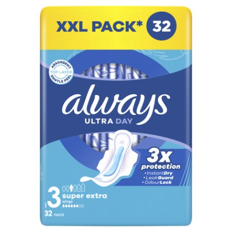 Always Ultra Super Extra Gp 32 Pcs Sanitary Towels