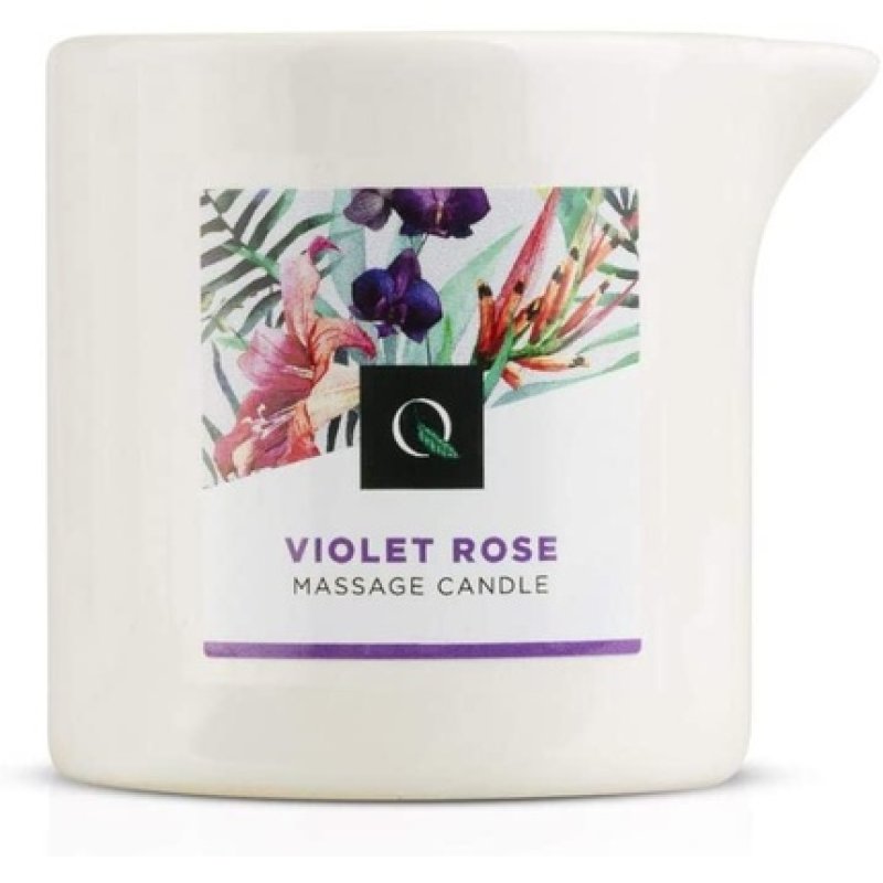 Exotiq Massage Candles Ex-Mc-02-60 Clear 60g Violet Rose