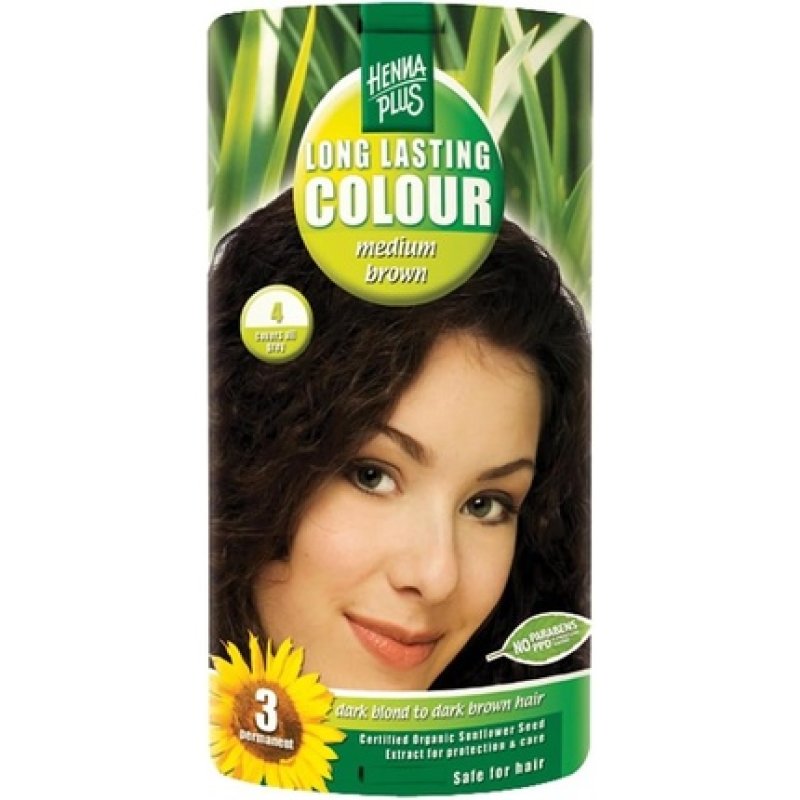 Hennaplus Long Lasting Colour Medium Brown 4