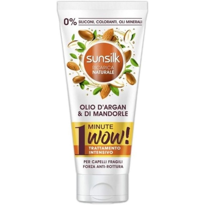 Sunsilk Natural Refill Intensive Treatment 1 Minute Wow Argan and Almond Oil 180ml