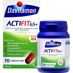 Davitamon Actifit 65 - Multivitamin For People Over 60 - 70 Tablets - Dietary Supplement