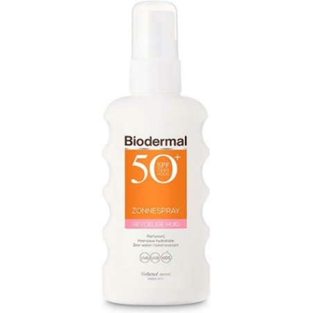 Biodermal Sunscreen Spray For Sensitive Skin Spf 50 - Sun Spray - Also Suitable For Children - 175ml