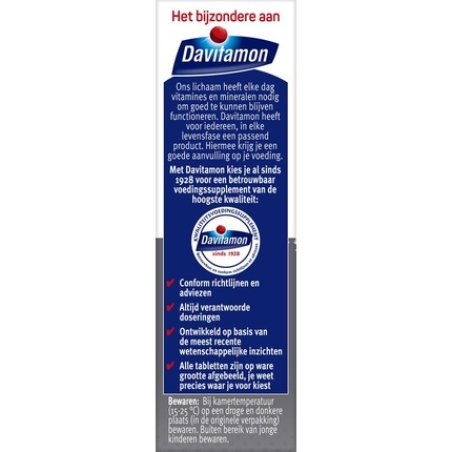 Davitamon Complete Man - With Extra Selenium And Zinc - Multivitamin Man - 30 Tablets