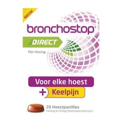 Bronchostop Cough Lozenge Direct With Honey - Soothing Relief