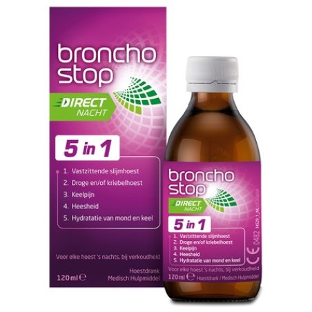 Bronchostop Cough Syrup For Night - Effective Relief For Nighttime Cough
