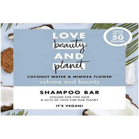 Love Beauty and Planet Volume and Bounty Coconut Water Shampoo Bar