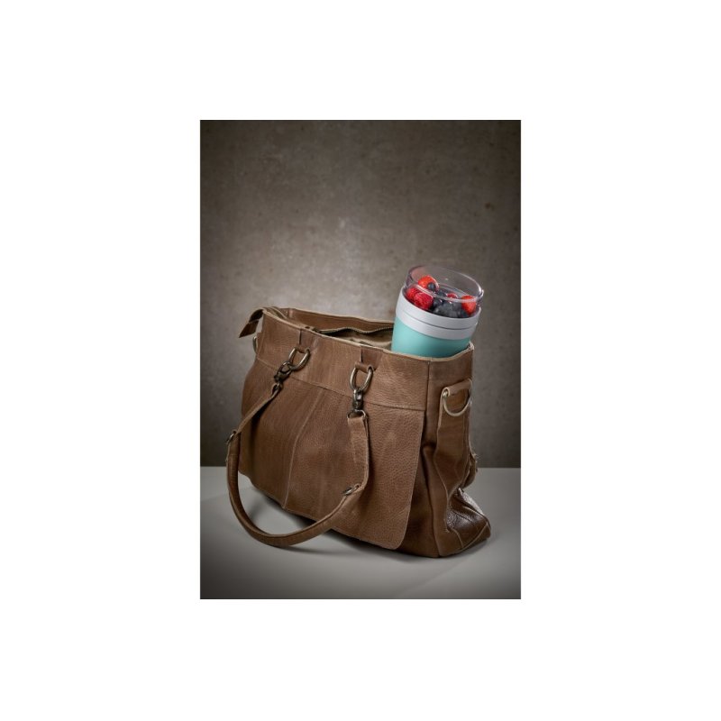 Mepal Lunchpot Ellipse Practical Yoghurt Cup and Muesli Cup Separate Compartments for Yoghurt and Muesli Suitable for