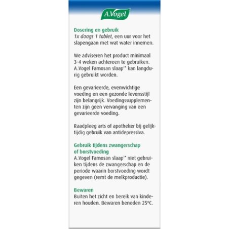 A.Vogel Famosan Sleep 30 Pieces